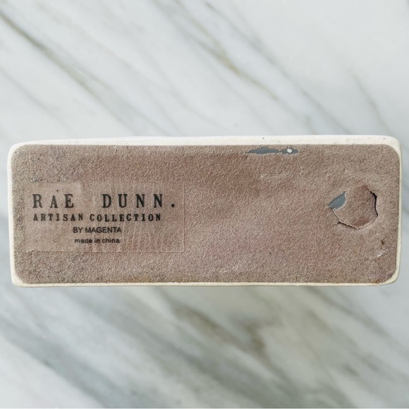 Rae Dunn•EVOLVE.•Original Watercolor Floral•4”x 4” Ceramic Statement Piece🌼 - Picture 10 of 11